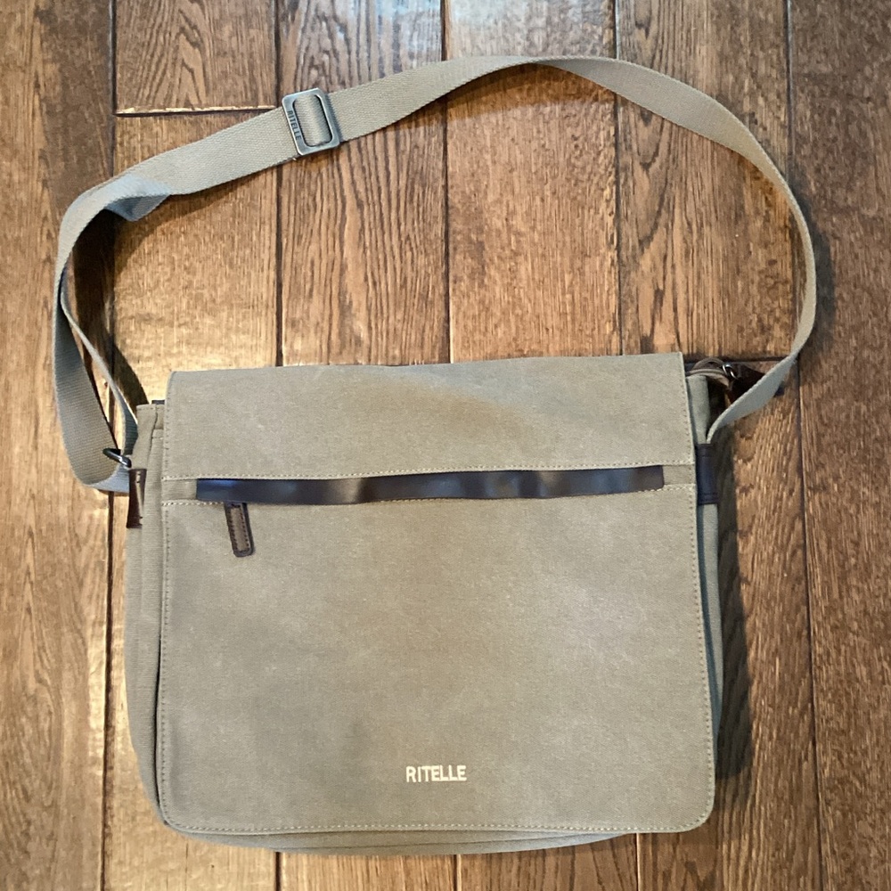 Ritelle Khaki Large Messenger Bag